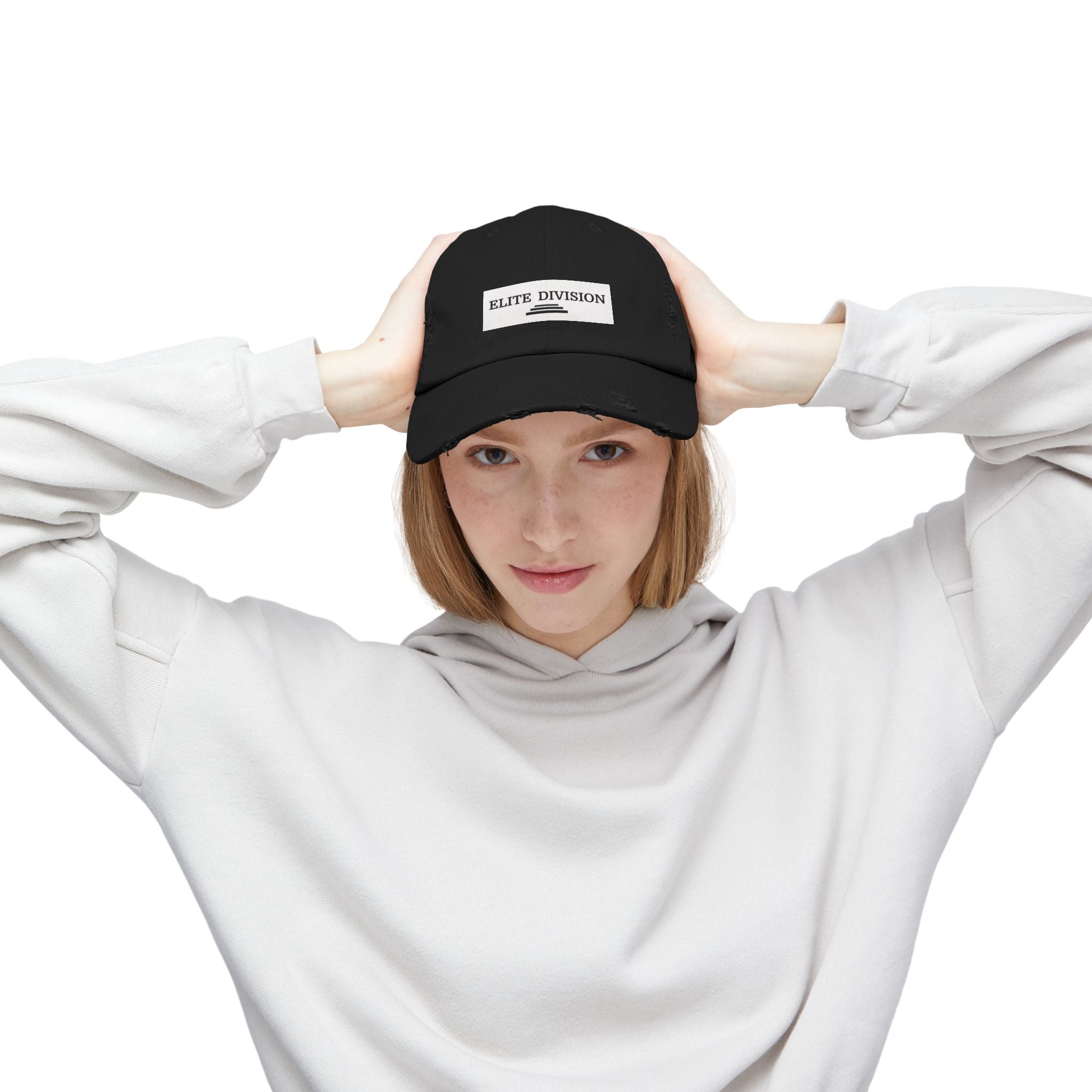 Elite Division Unisex Distressed Cap