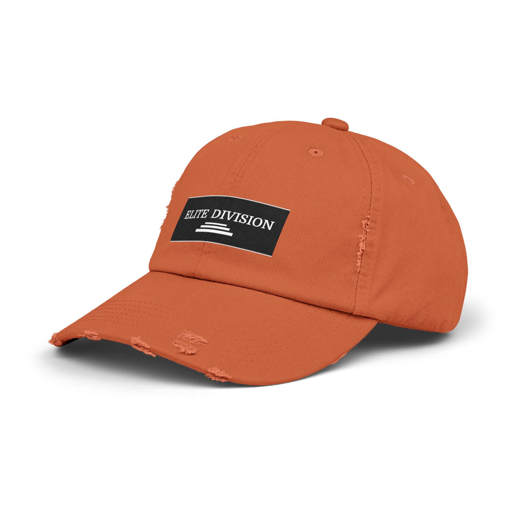 Elite Division Unisex Distressed Cap