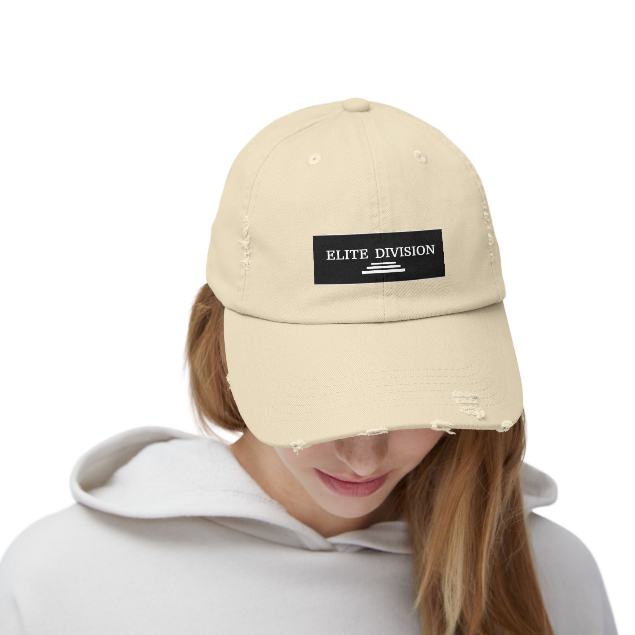 Elite Division Unisex Distressed Cap