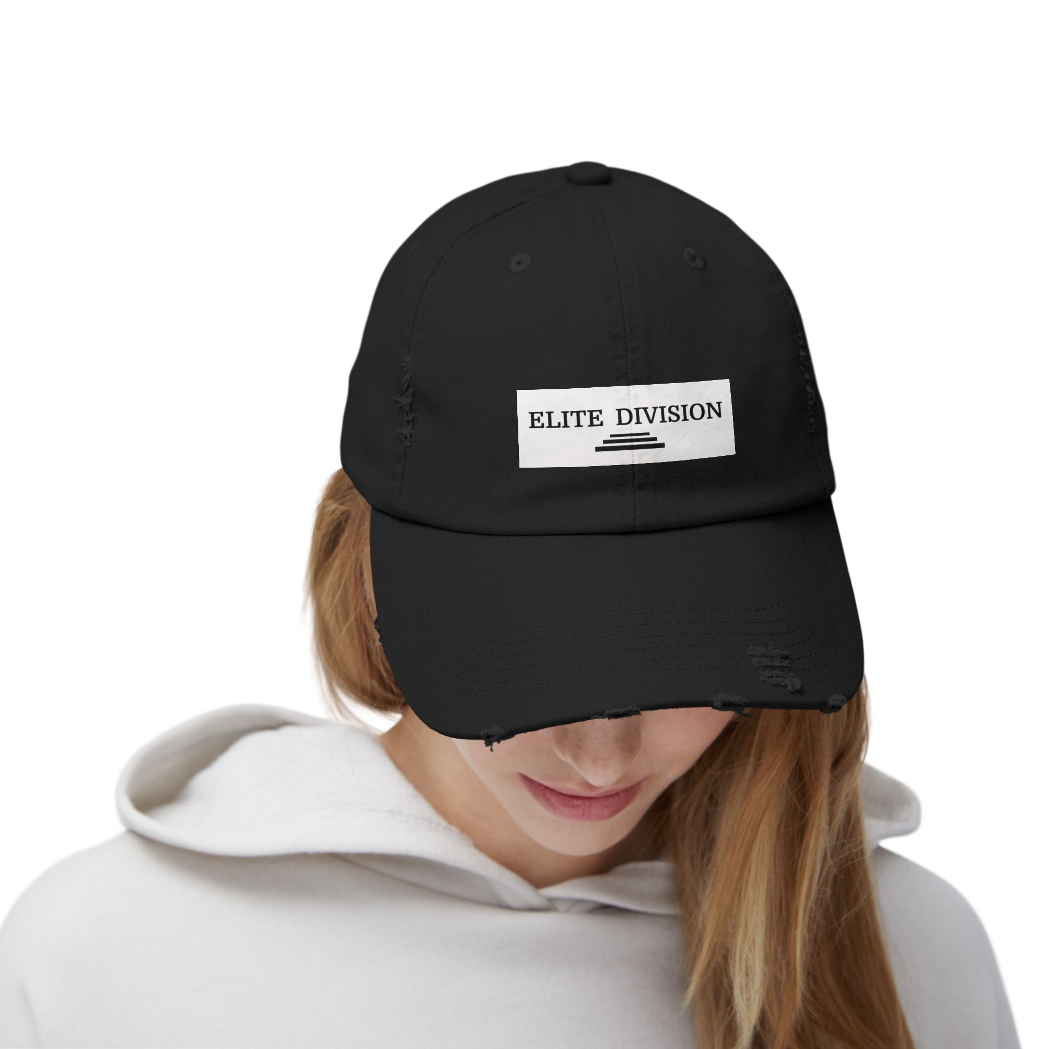 Elite Division Unisex Distressed Cap