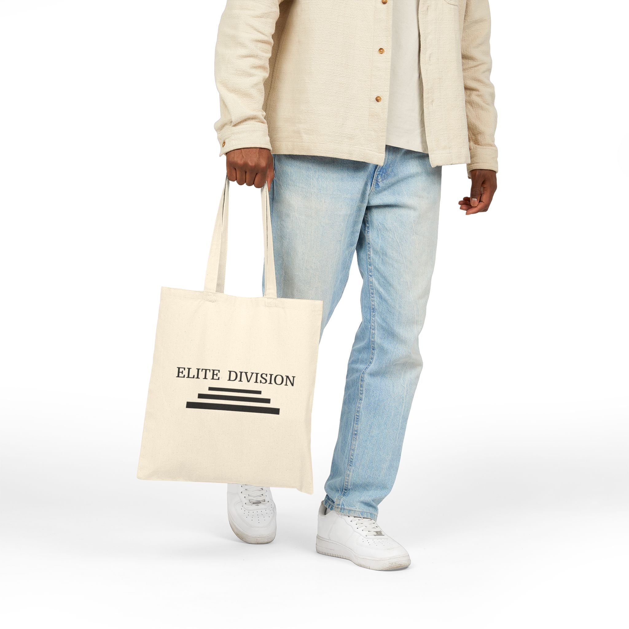 Elite Division Cotton Canvas Tote Bag