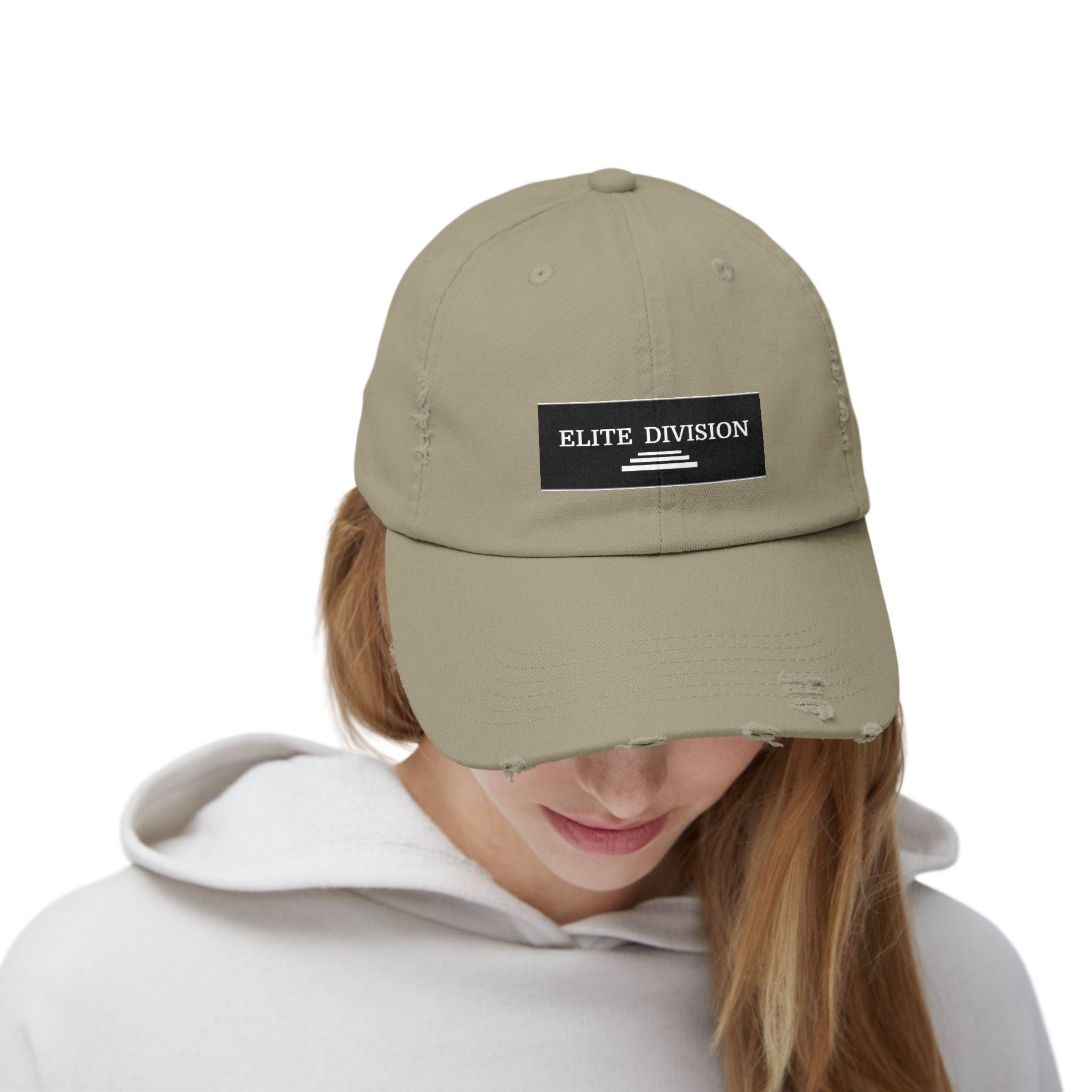 Elite Division Unisex Distressed Cap