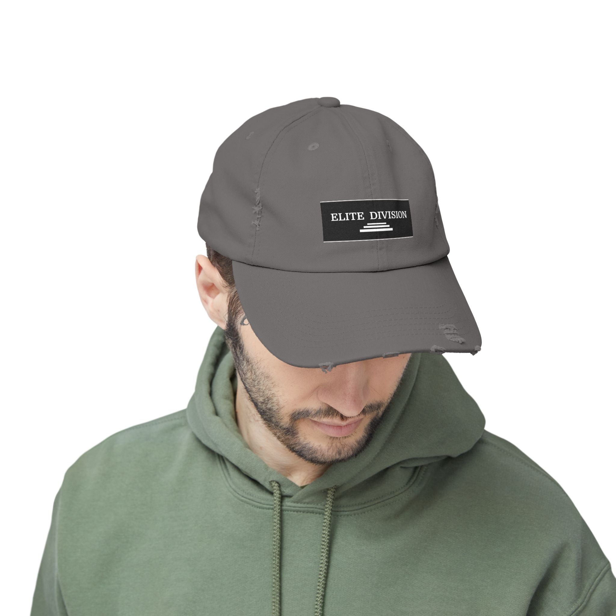 Elite Division Unisex Distressed Cap
