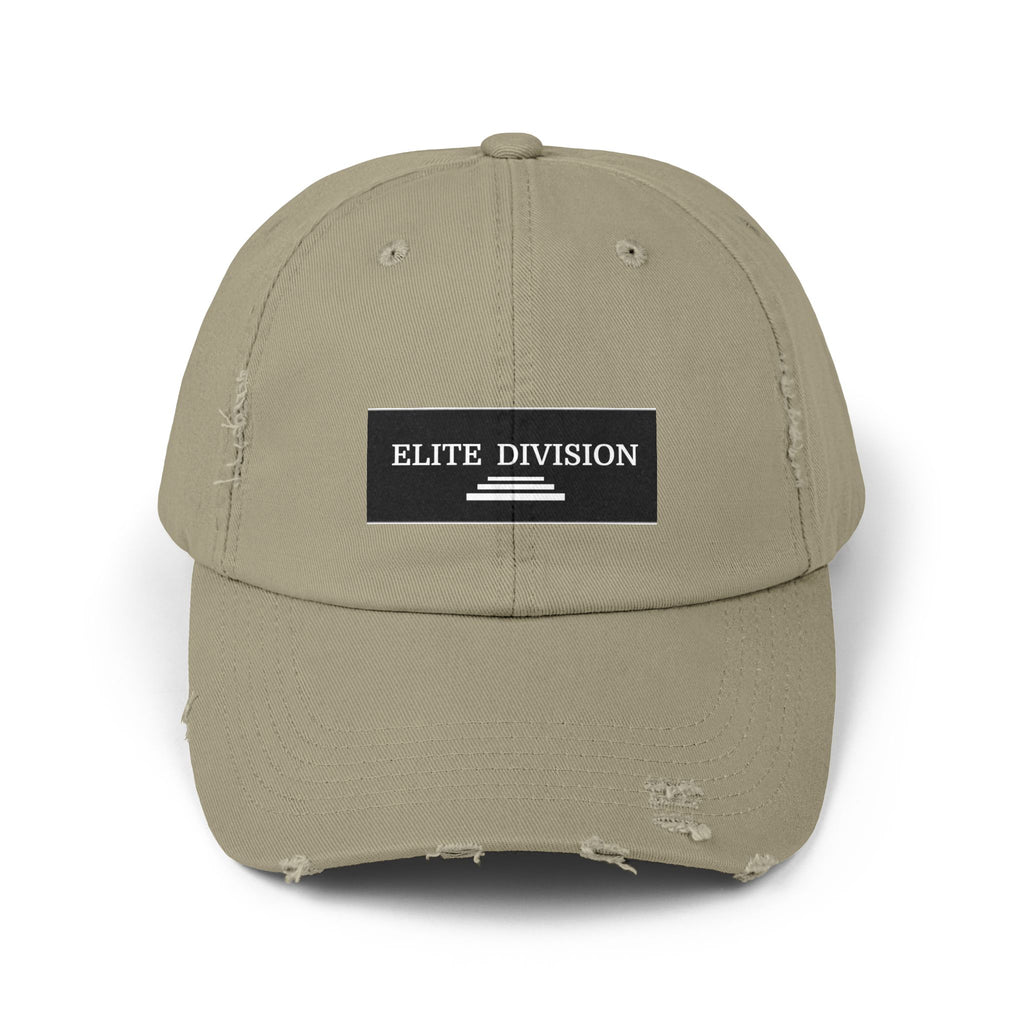 Elite Division Unisex Distressed Cap