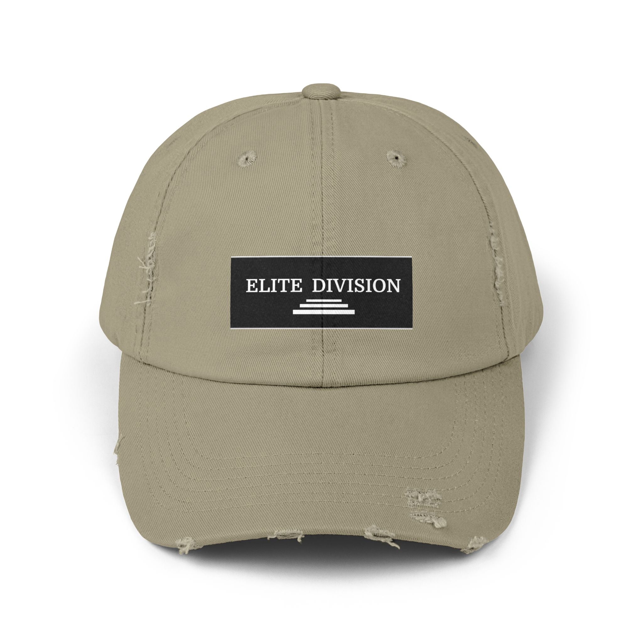 Elite Division Unisex Distressed Cap