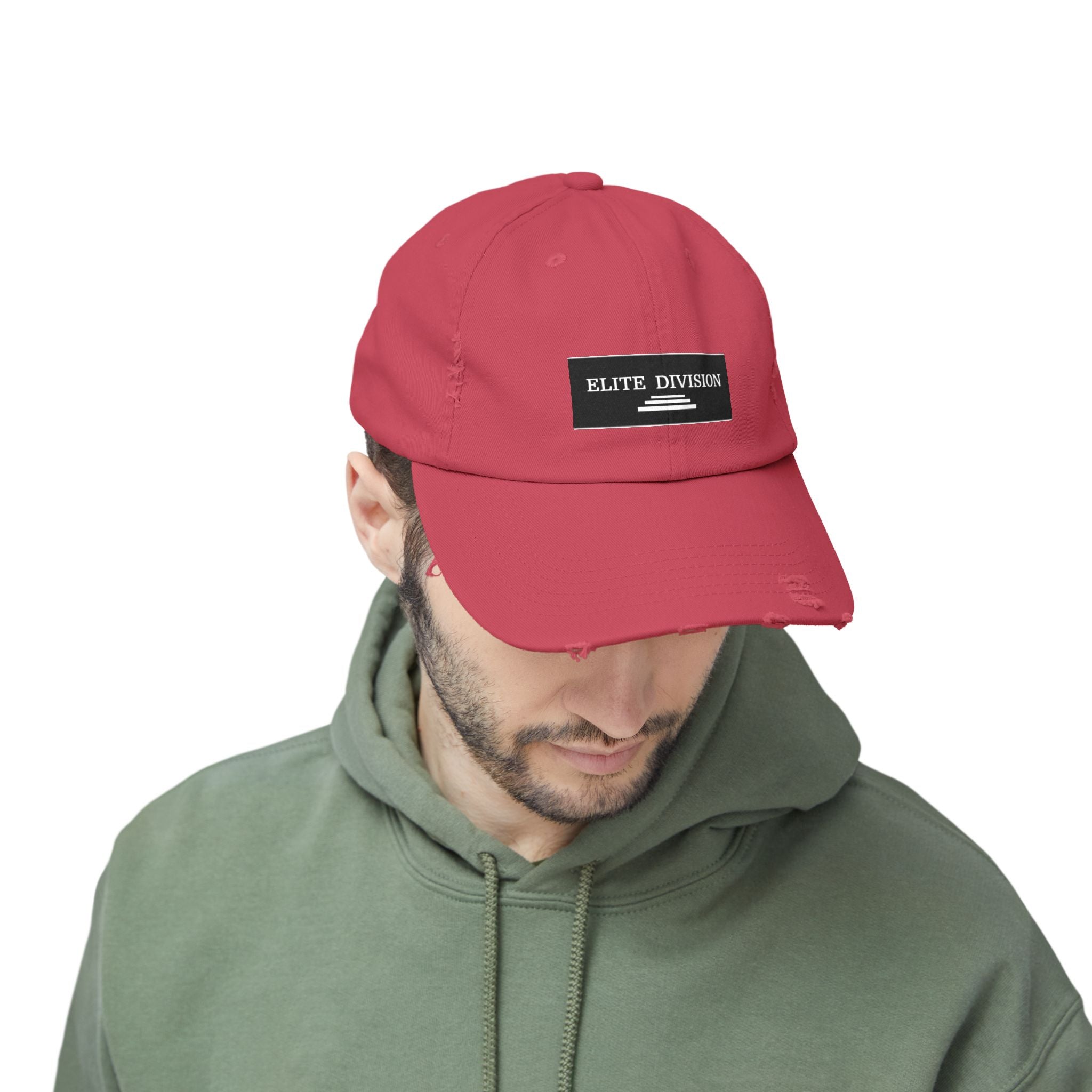Elite Division Unisex Distressed Cap