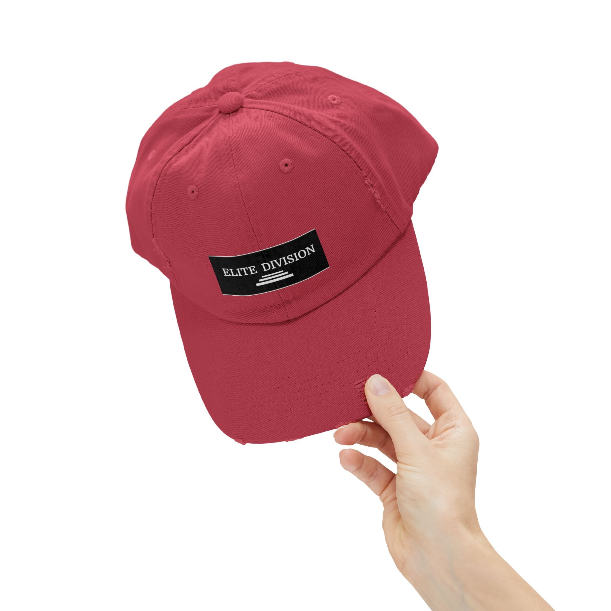 Elite Division Unisex Distressed Cap