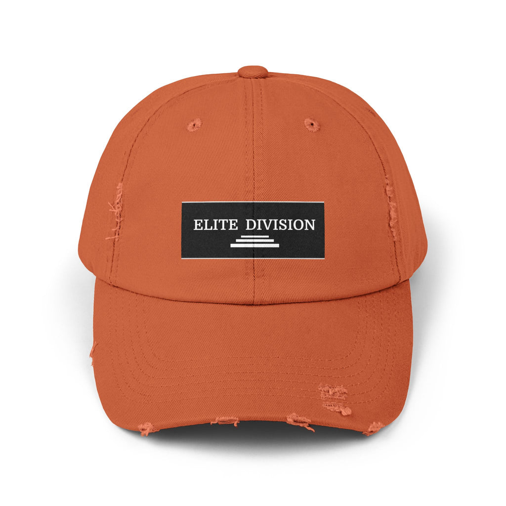 Elite Division Unisex Distressed Cap