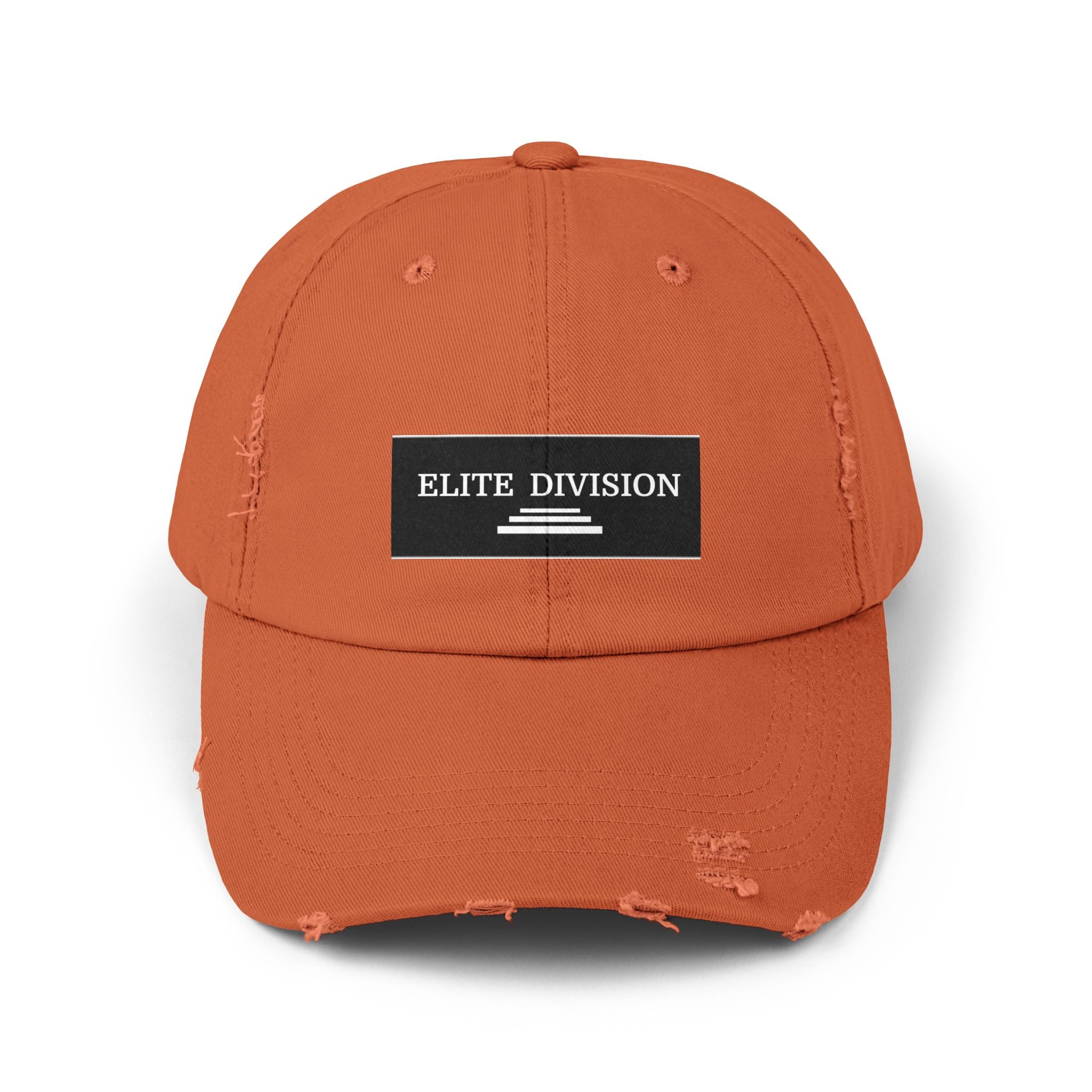 Elite Division Unisex Distressed Cap