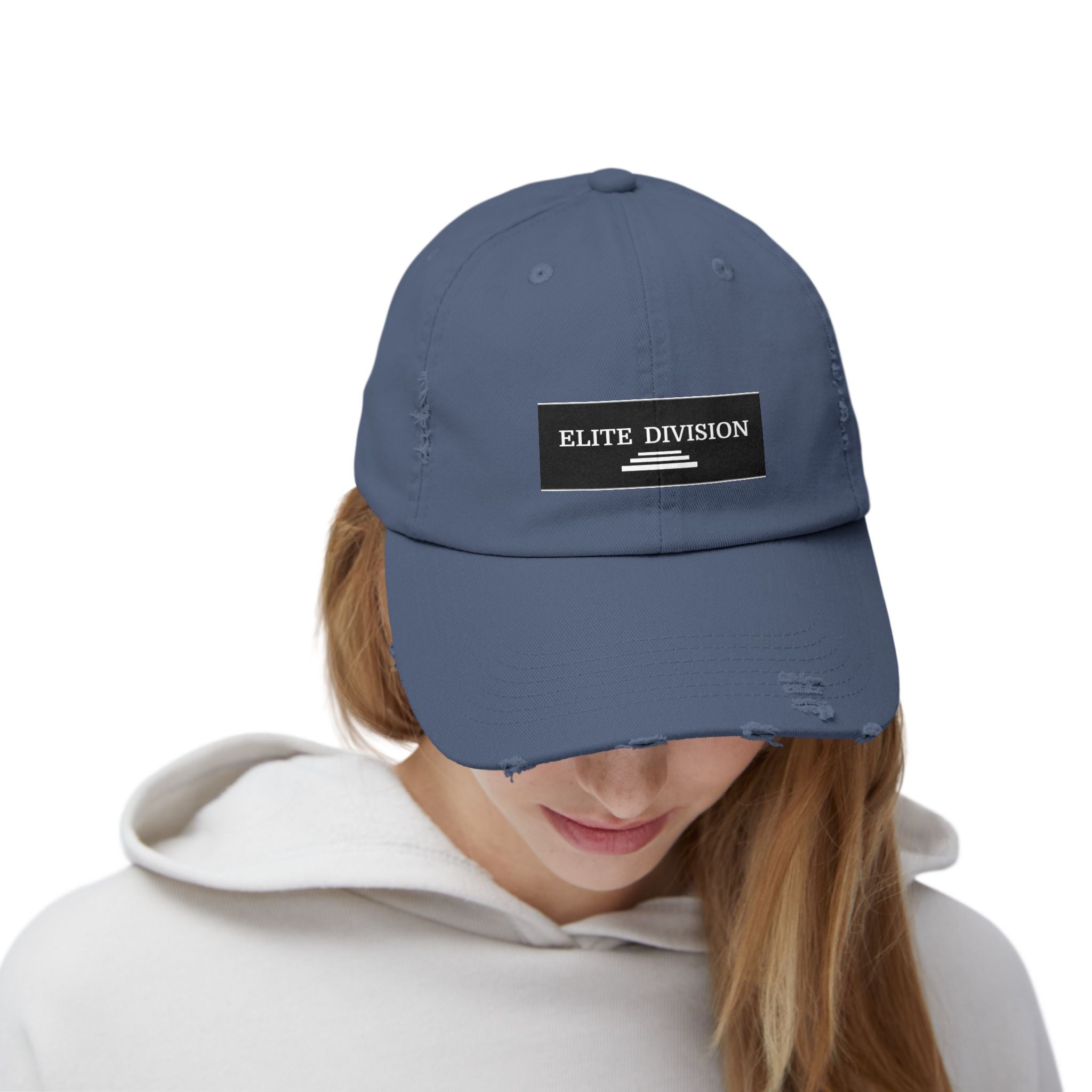 Elite Division Unisex Distressed Cap