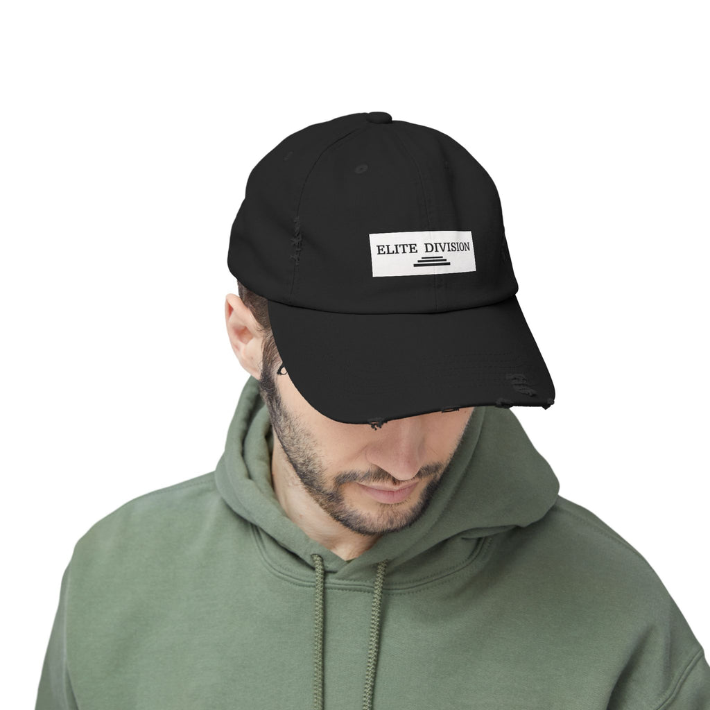 Elite Division Unisex Distressed Cap