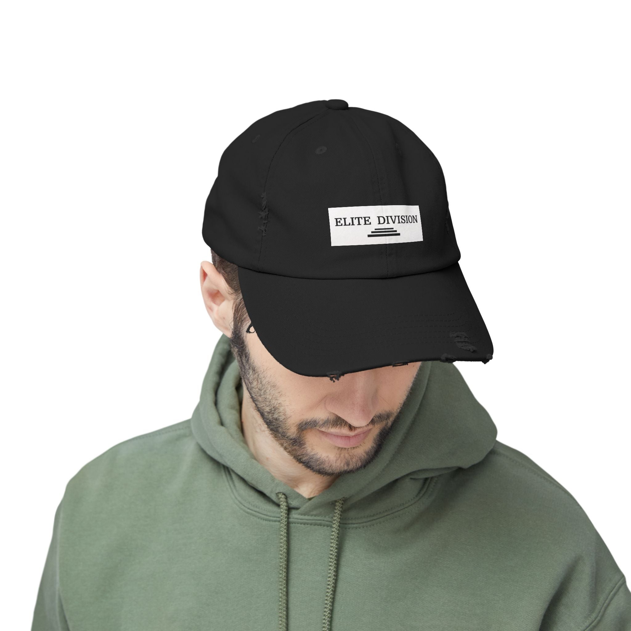 Elite Division Unisex Distressed Cap