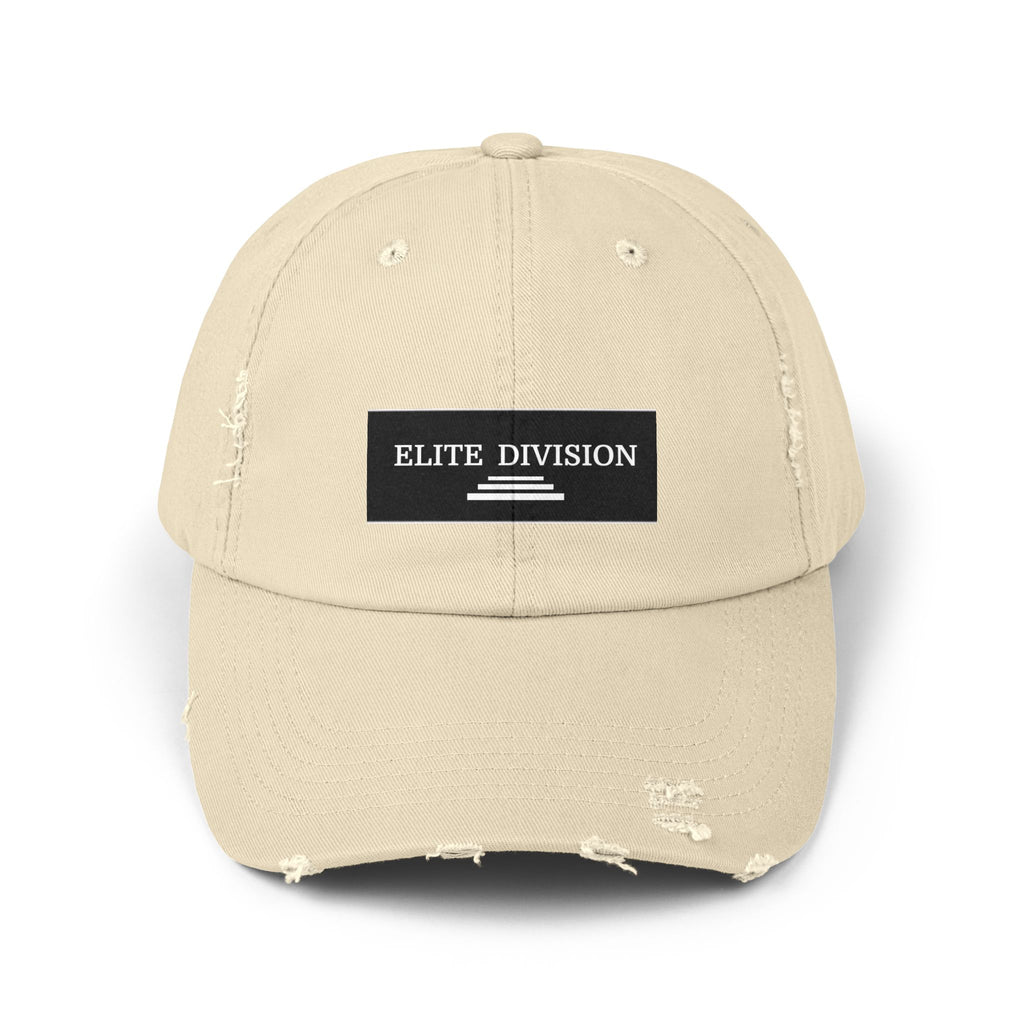 Elite Division Unisex Distressed Cap