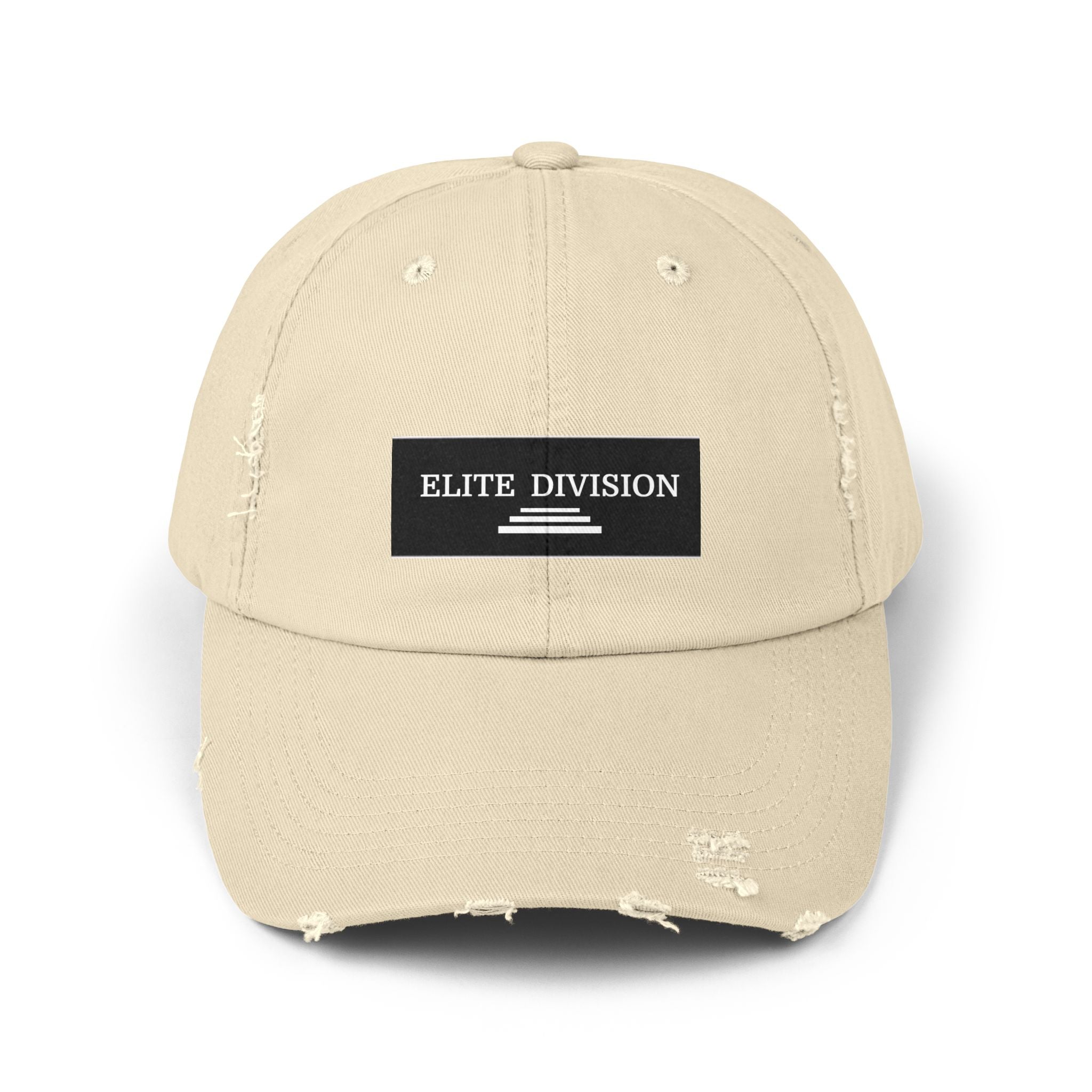 Elite Division Unisex Distressed Cap