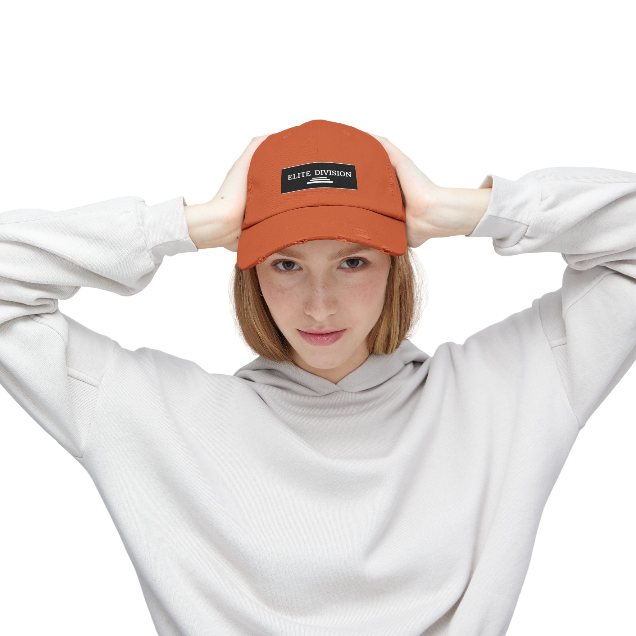 Elite Division Unisex Distressed Cap