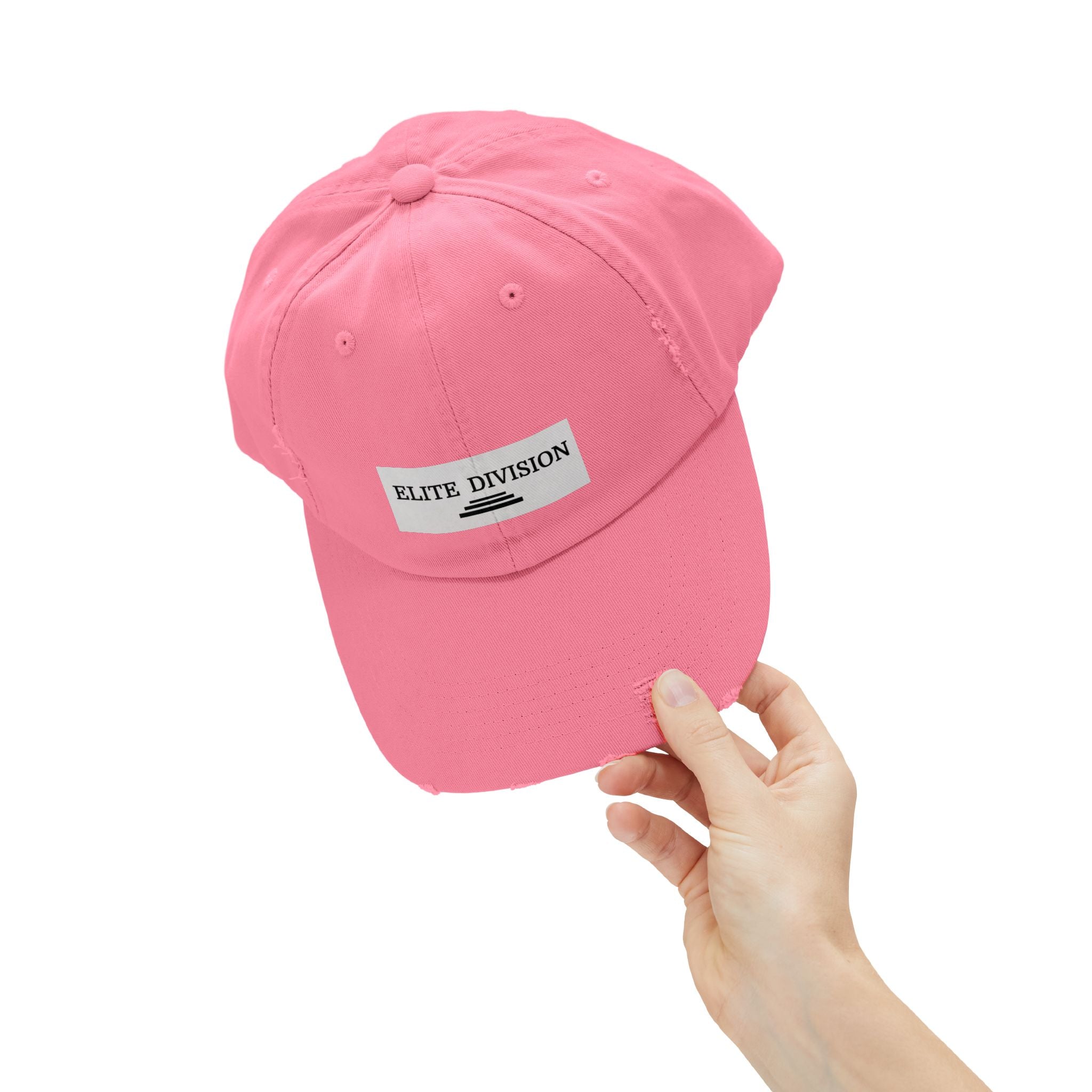 Elite Division Unisex Distressed Cap