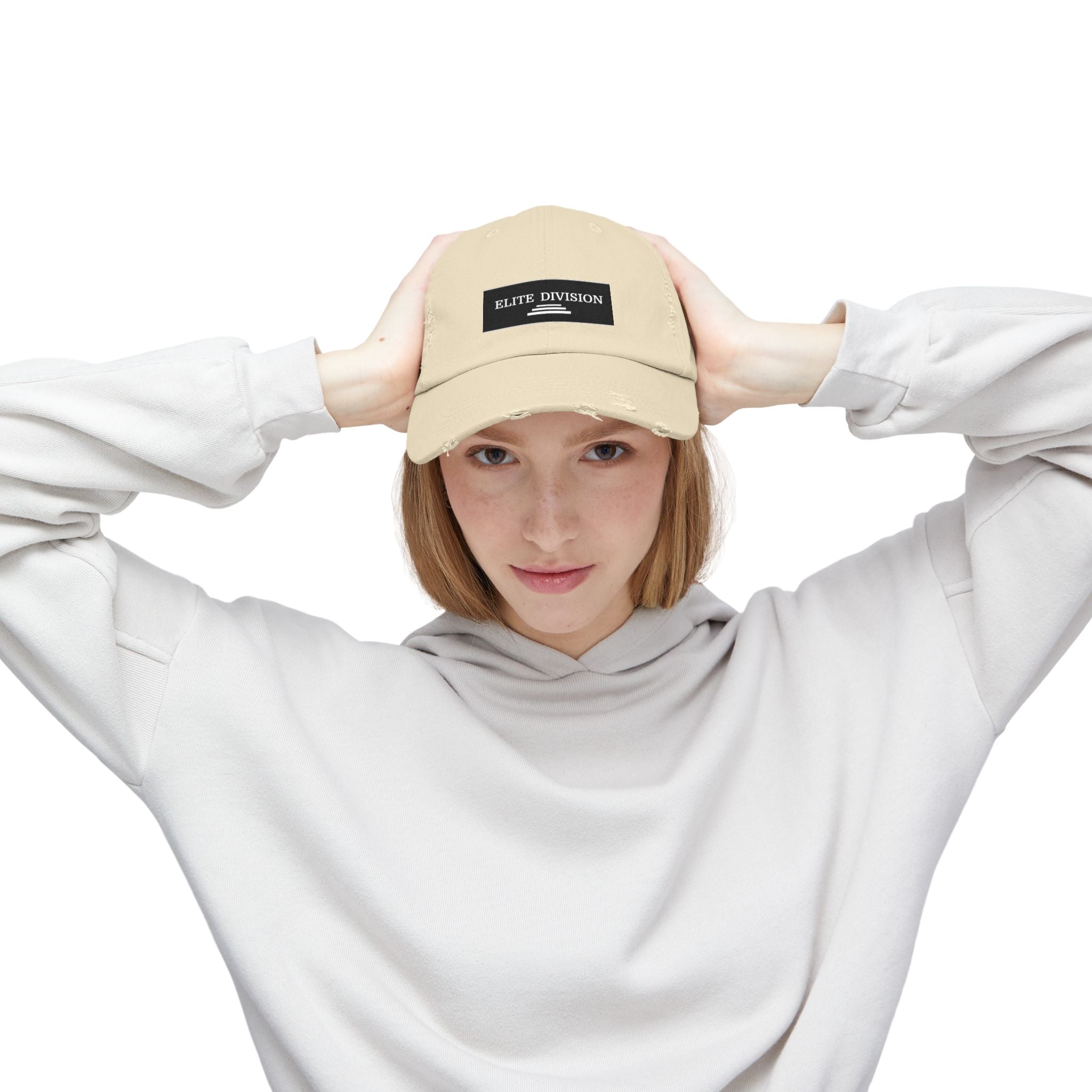 Elite Division Unisex Distressed Cap