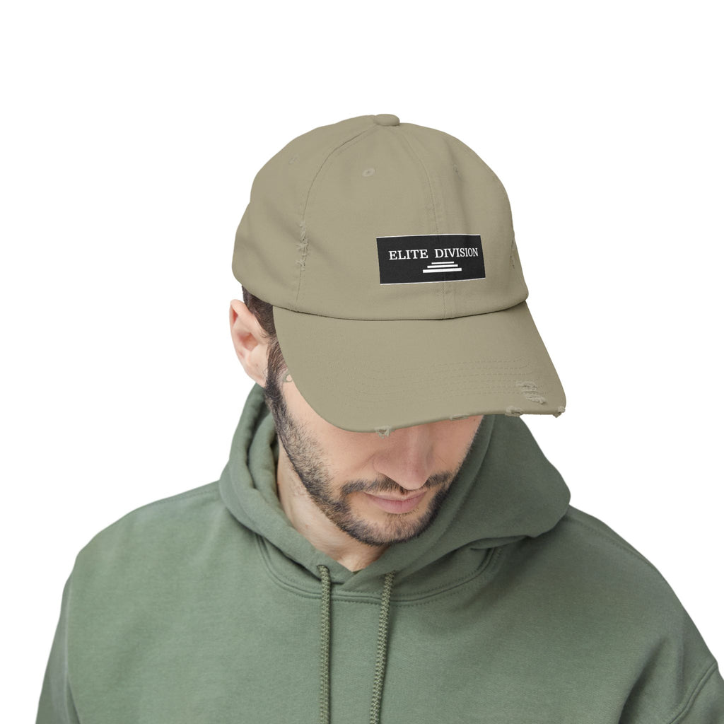 Elite Division Unisex Distressed Cap