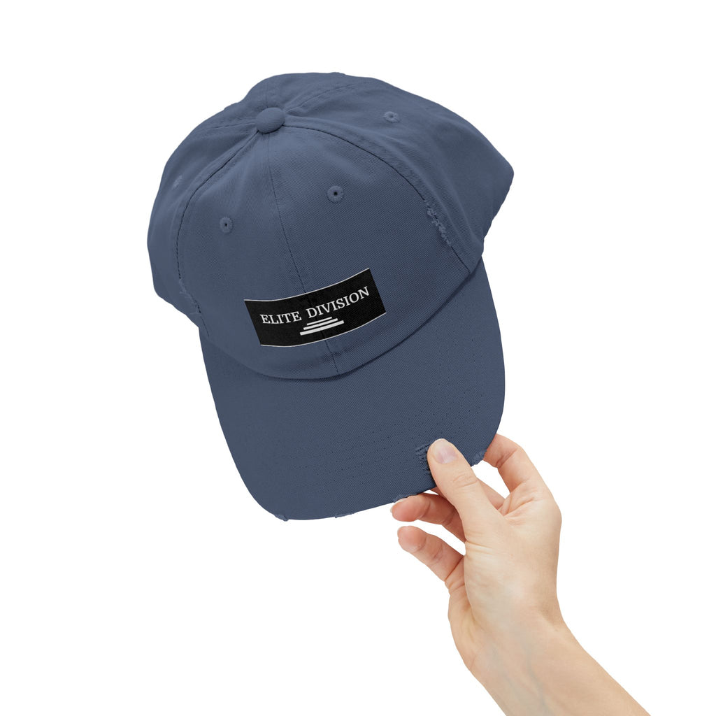 Elite Division Unisex Distressed Cap