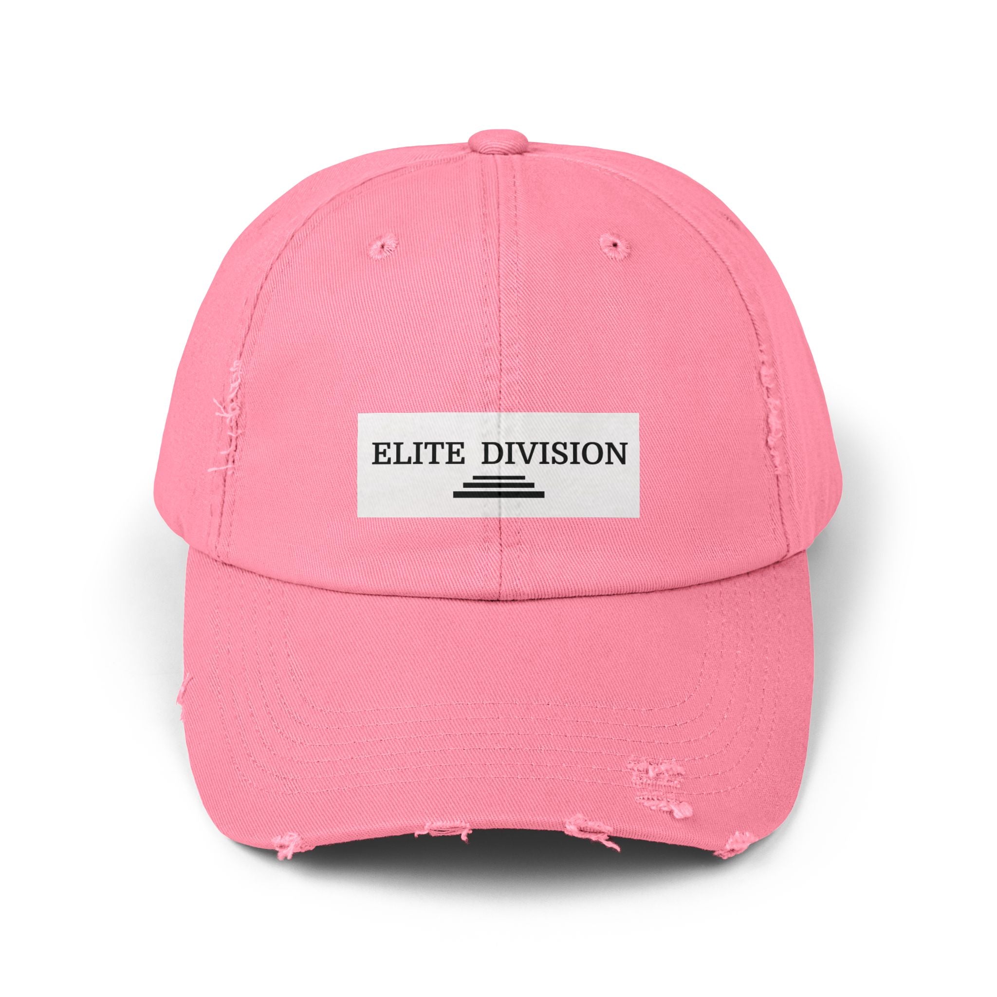 Elite Division Unisex Distressed Cap