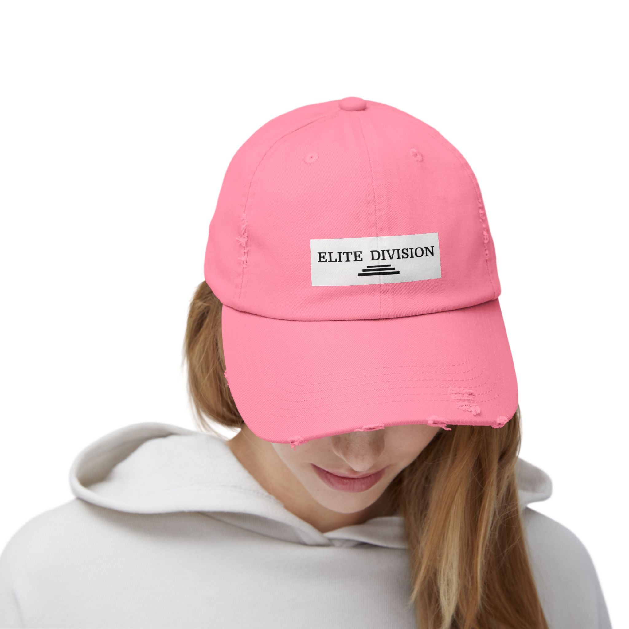 Elite Division Unisex Distressed Cap