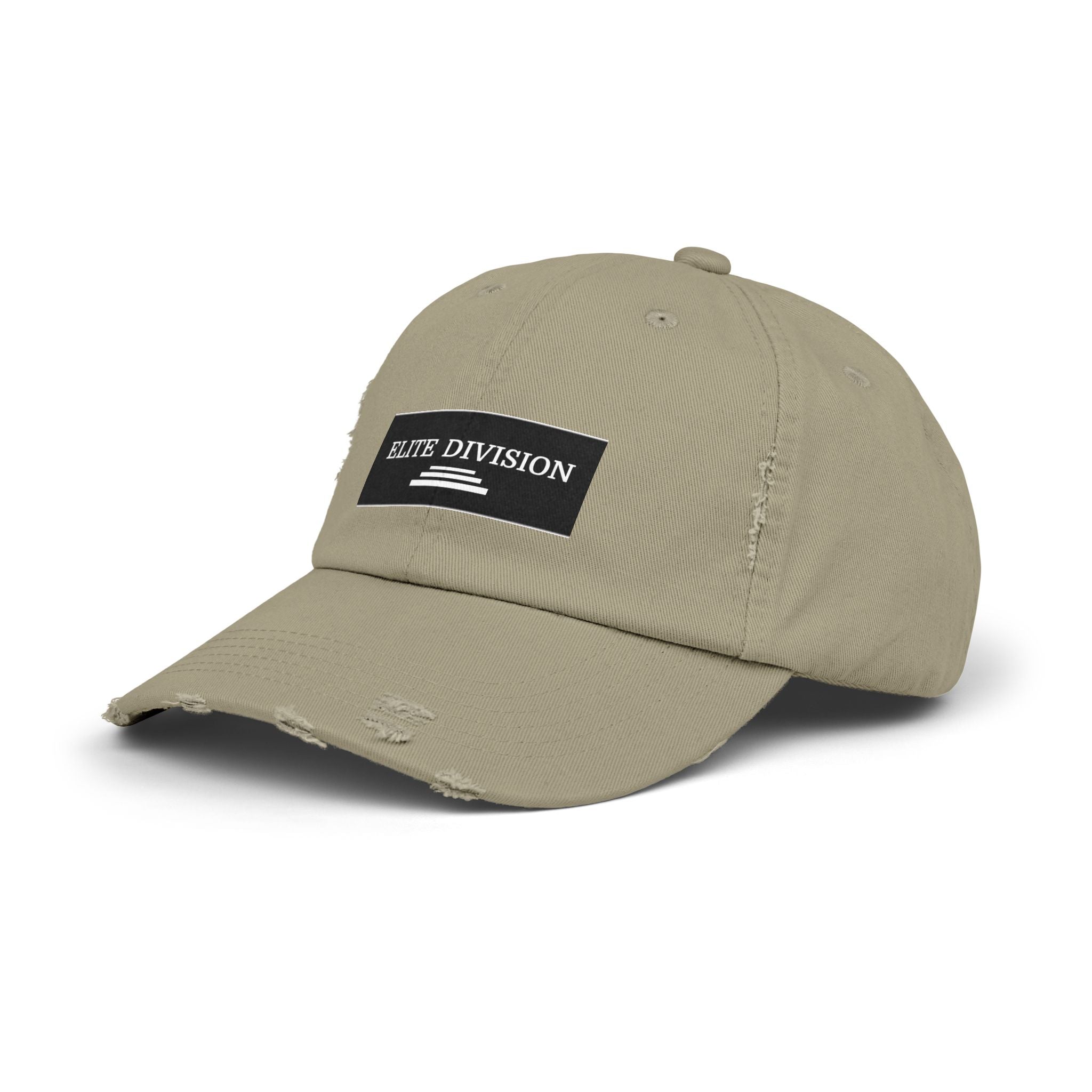 Elite Division Unisex Distressed Cap