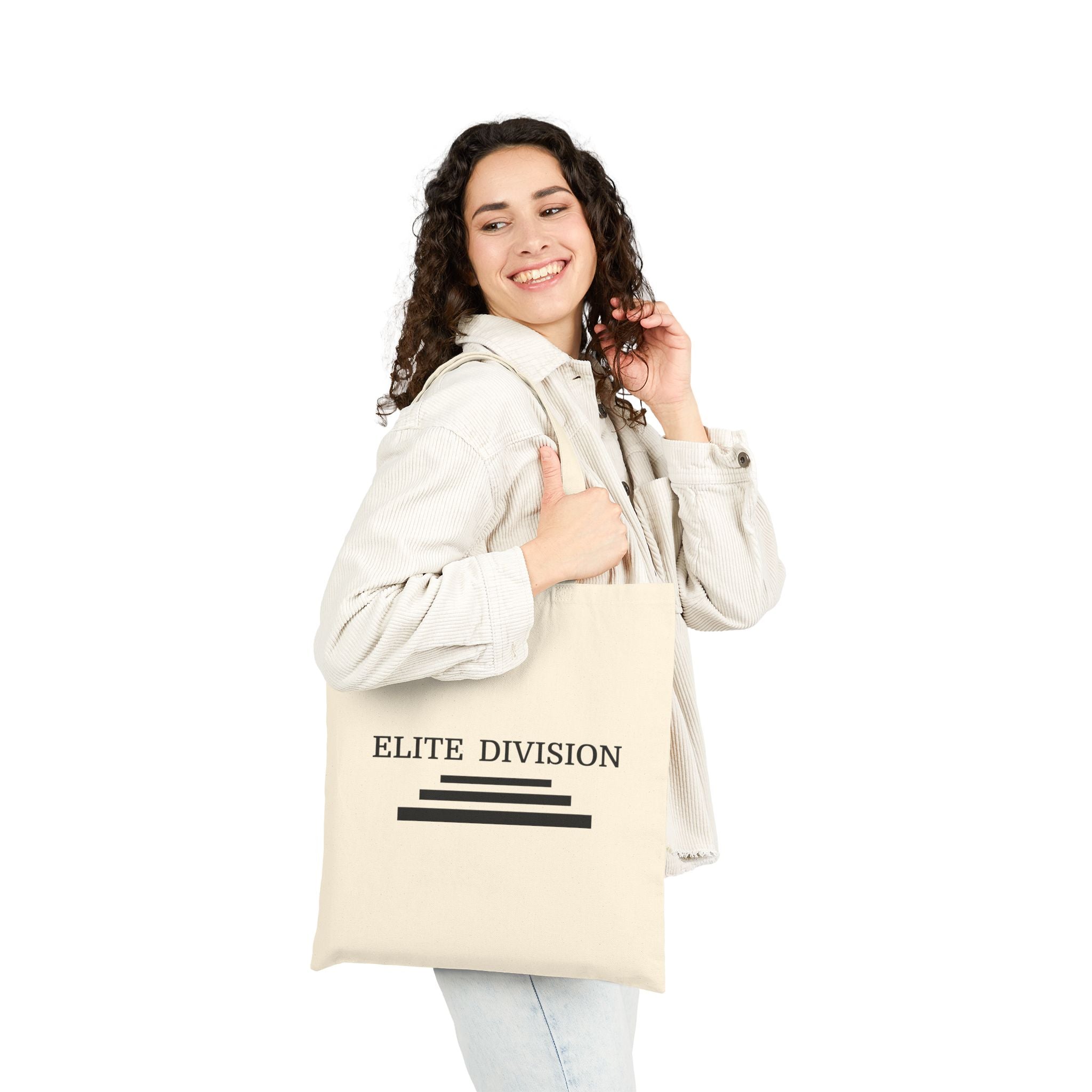 Elite Division Cotton Canvas Tote Bag