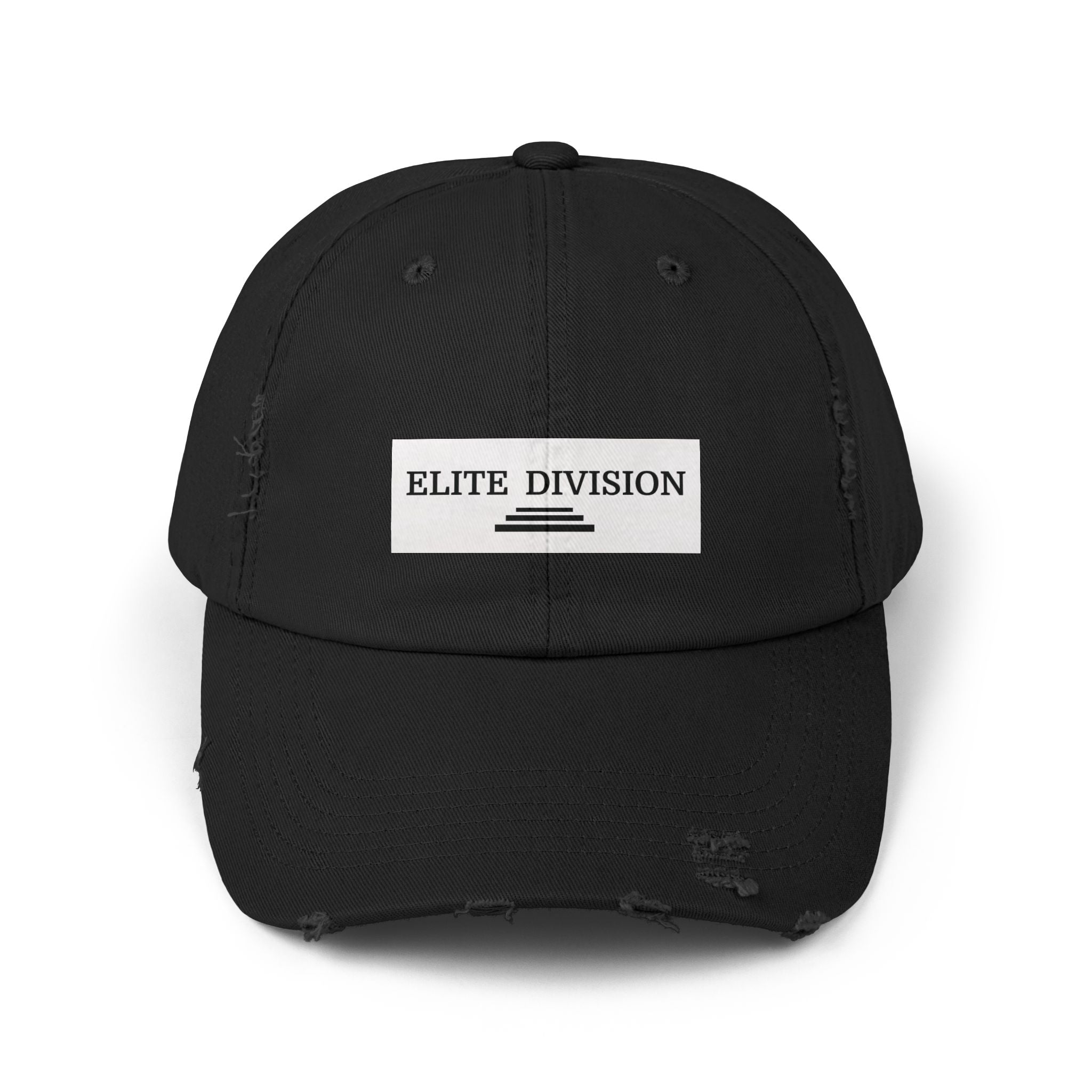 Elite Division Unisex Distressed Cap
