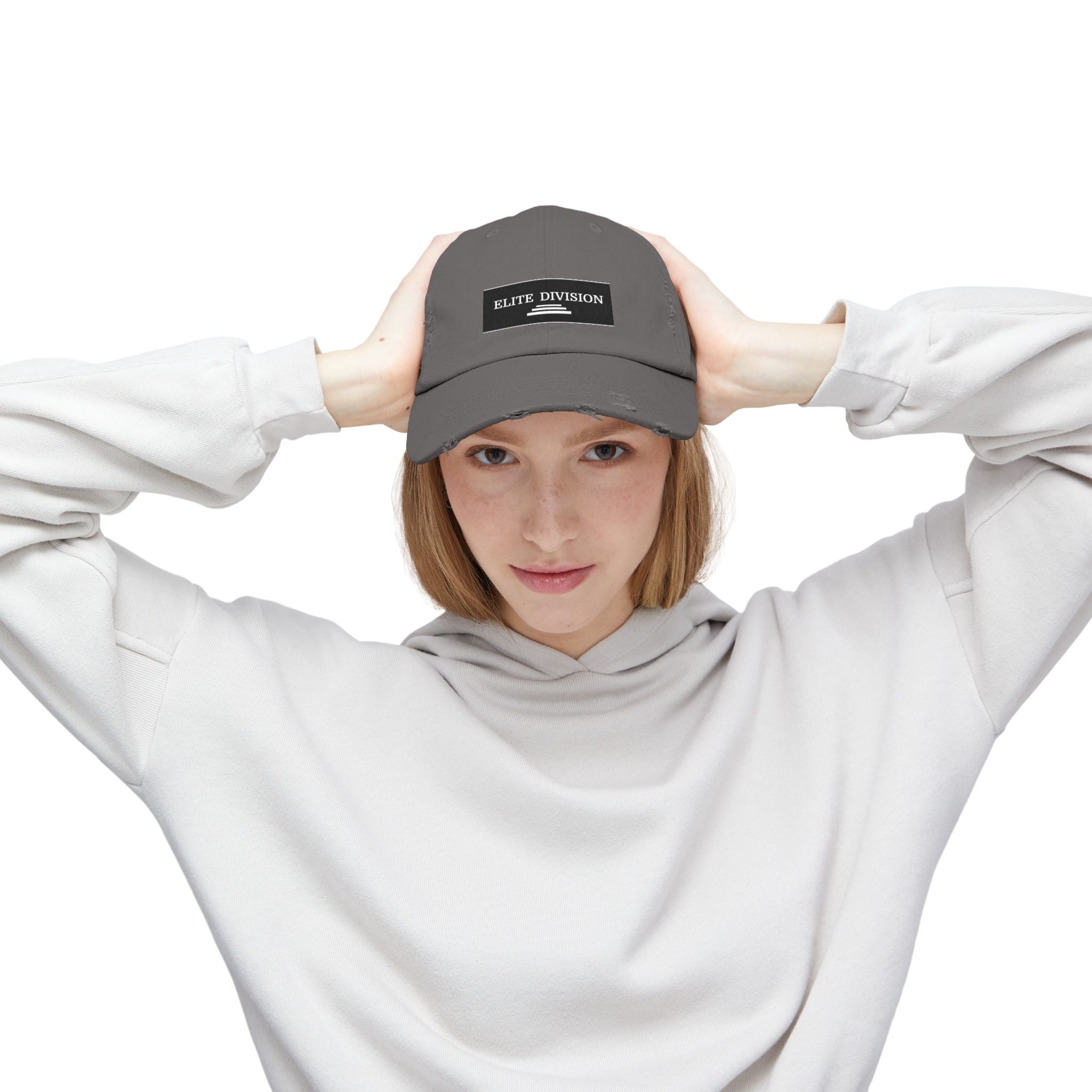 Elite Division Unisex Distressed Cap