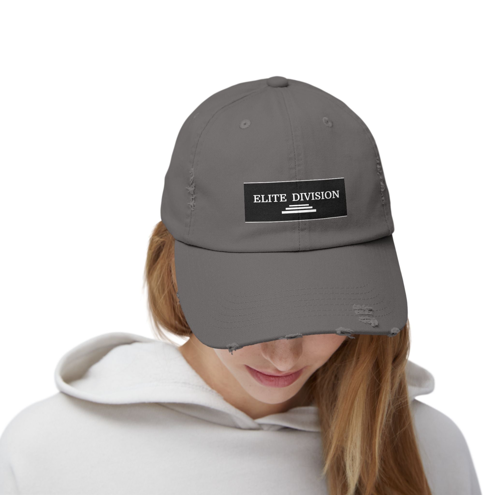 Elite Division Unisex Distressed Cap
