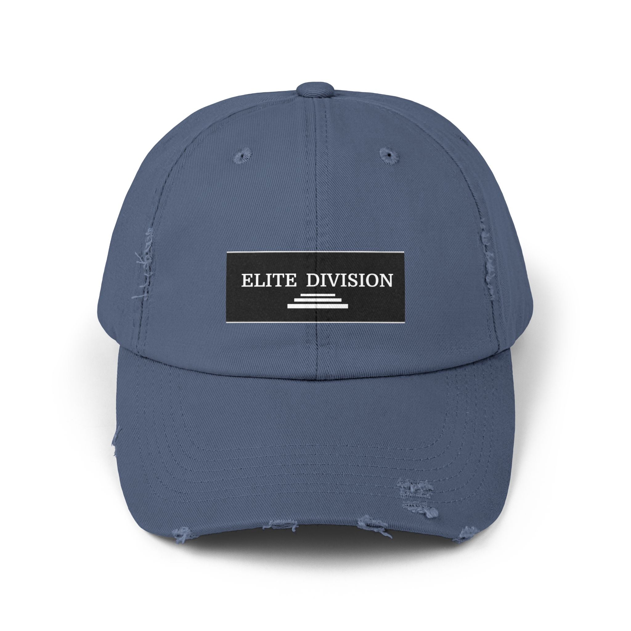 Elite Division Unisex Distressed Cap