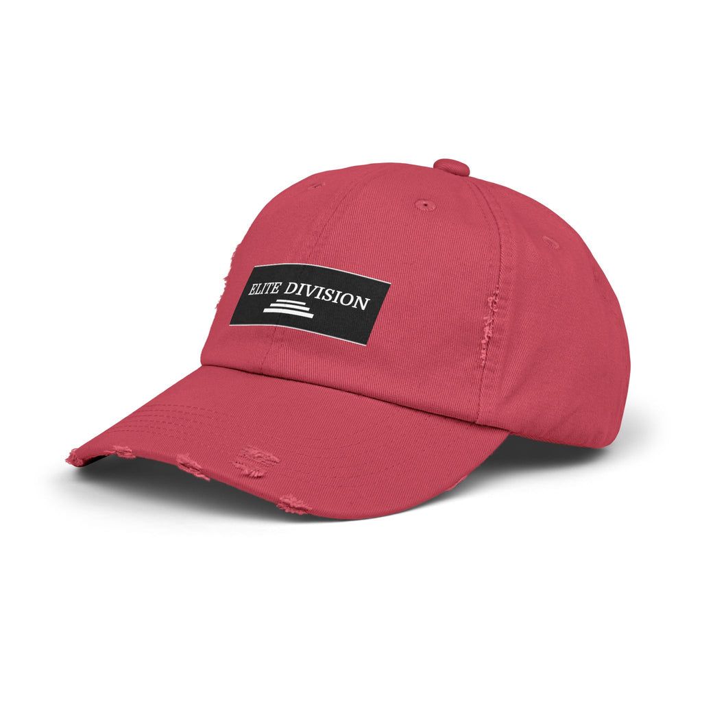 Elite Division Unisex Distressed Cap