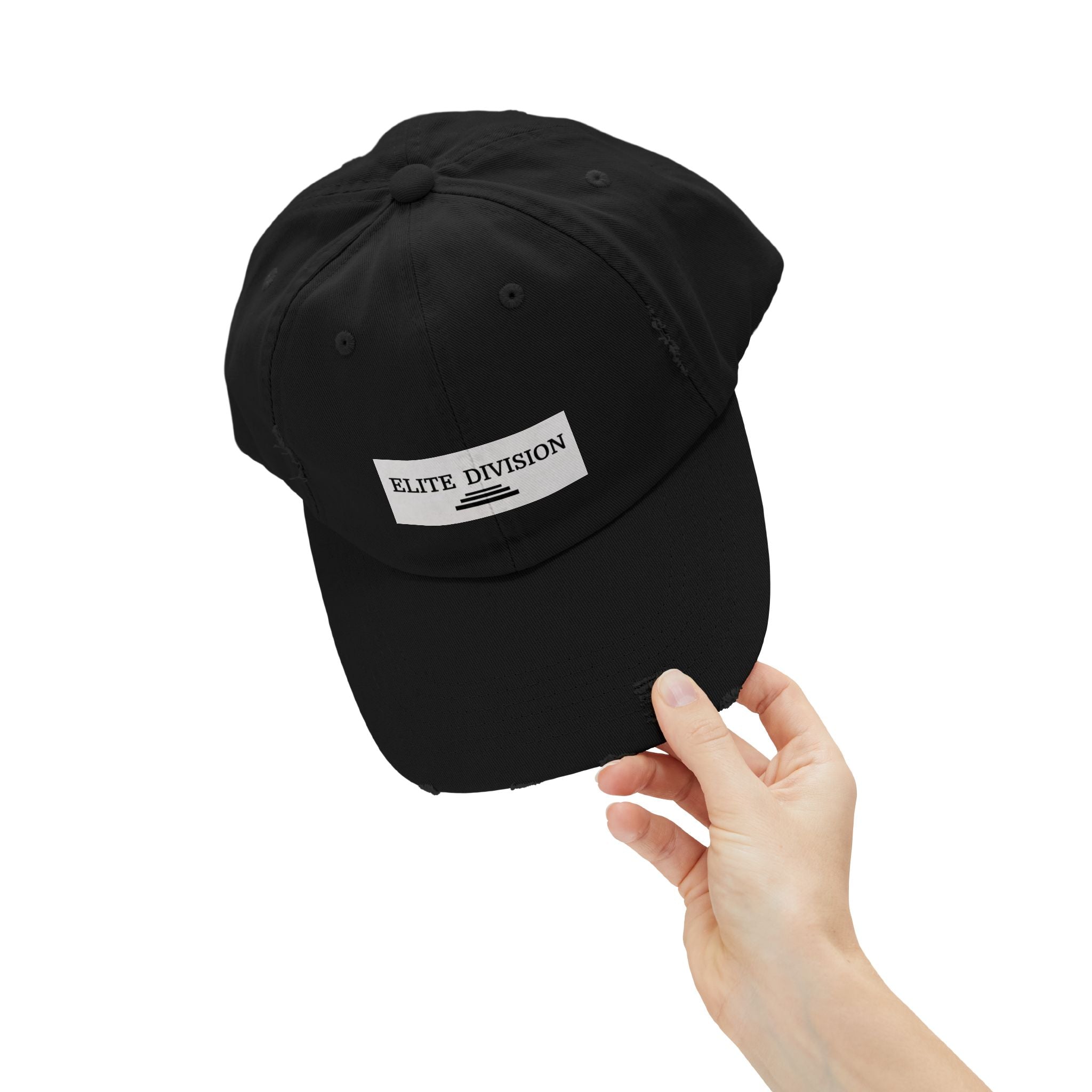 Elite Division Unisex Distressed Cap